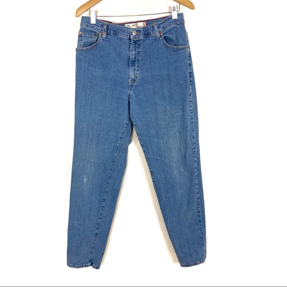 Vintage Levi’s 550 High Rise Relaxed Tapered Mom Jeans Women’s 16 Long